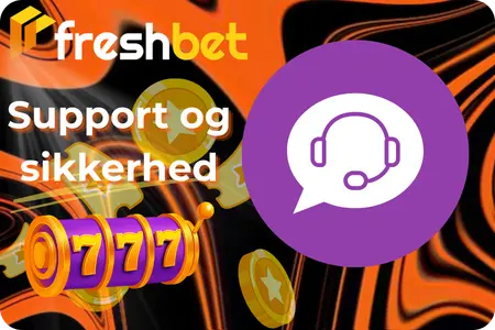 Freshbet Casino kontobeskyttelse og supportmuligheder