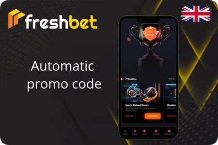 Automatic promo code Freshbet